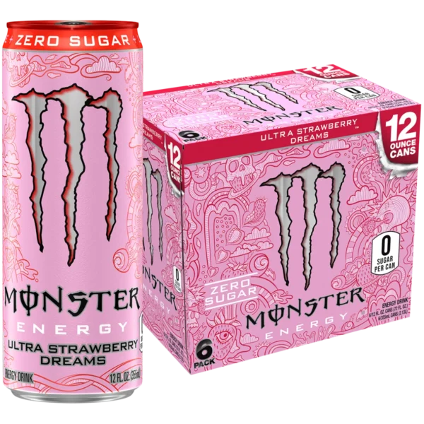 Monster Ultra Strawberry Energy Drink