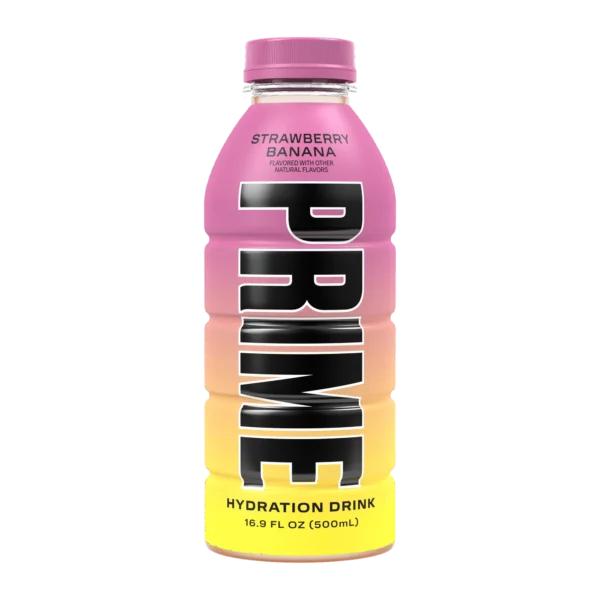 Prime Hydration Drink New Strawberry Banana